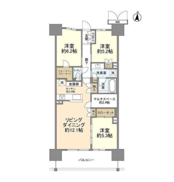MJR深川住吉（1307s） 間取り図画像