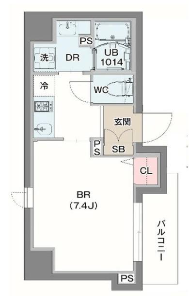 グランジット清澄（503） 間取り図画像