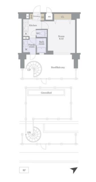 アルテシモシェルト（1101） 間取り図画像