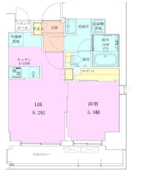 清澄白河レジデンス参番館（702） 間取り図画像