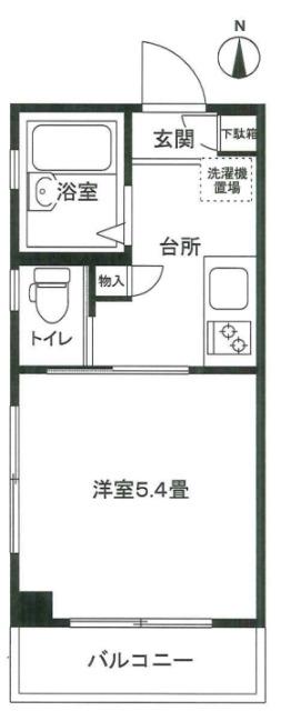 パティオ大島（101） 間取り図画像