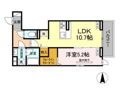 D-abanico（203） 間取り図画像