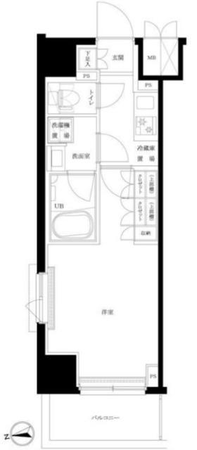 ルーブル南砂町（1203） 間取り図画像