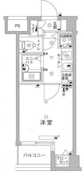 スカイコート大島（504） 間取り図画像