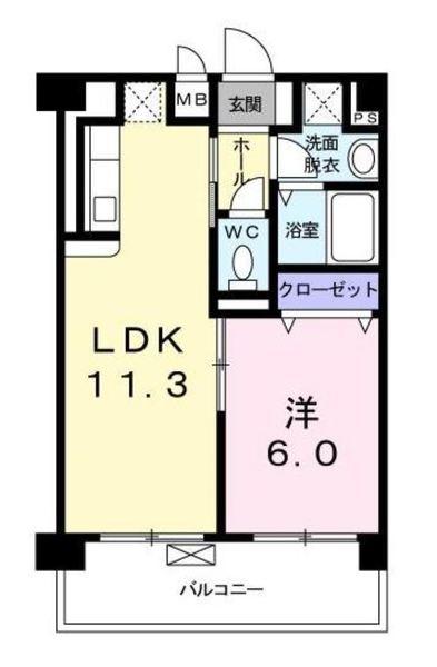 横網リバーイースト 間取り図画像