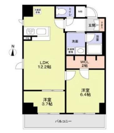 Grand，Forks清澄白河 間取り図画像