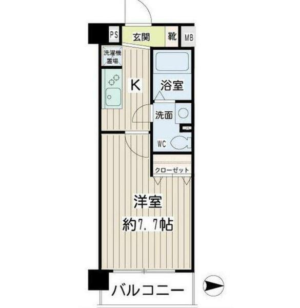 ムエット菊川 間取り図画像