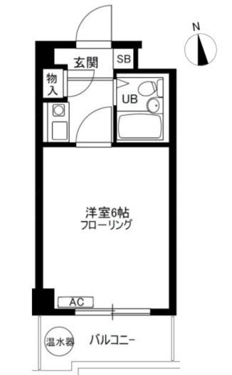 シティーイン富岡（304） 間取り図画像