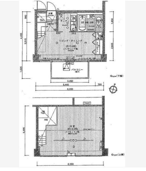ラグジュアリーアパートメント森下 間取り図画像
