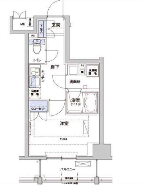 ハーモニーレジデンス住吉 間取り図画像