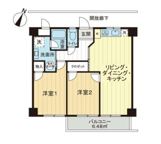 ルミネ木場公園 間取り図画像