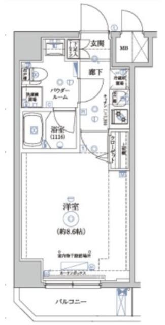 パティーナ住吉Tria 間取り図画像