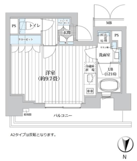 ライオンズフォーシア清澄白河（906） 間取り図画像