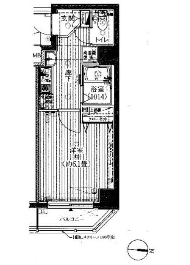 プレール・ドゥーク住吉 間取り図画像