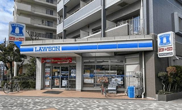 ローソン東大島駅前店：1m