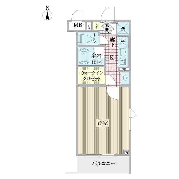 ルーブル東蒲田八番館 間取り図画像