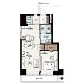 亀戸駅3分｜1LDK｜43.35㎡