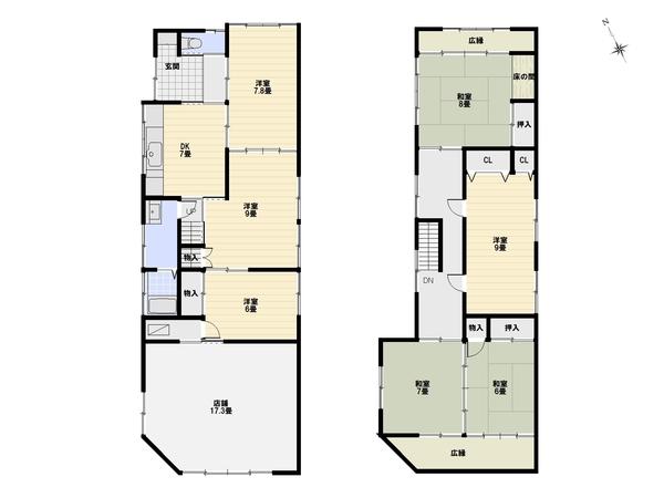 detached 大字舞戸町字上富田