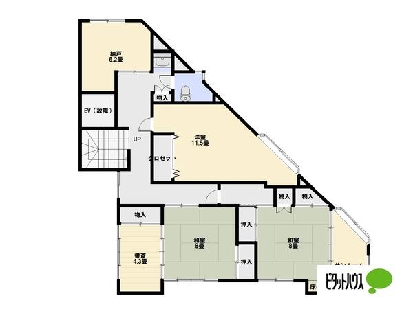 detached 大字舞戸町字上富田
