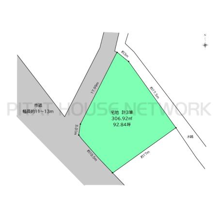 売地（青森県五所川原市）津軽鉄道 「津軽五所川原」駅 徒歩24分