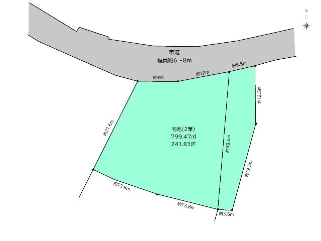 広田下り松131、132-1 土地