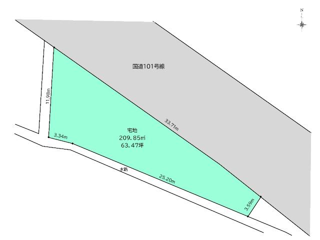 広田藤浦95-16 土地