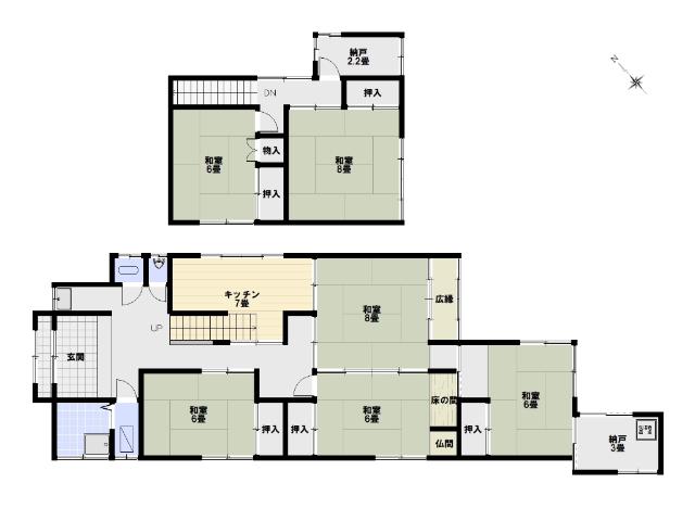 detached 大字舞戸町字小夜
