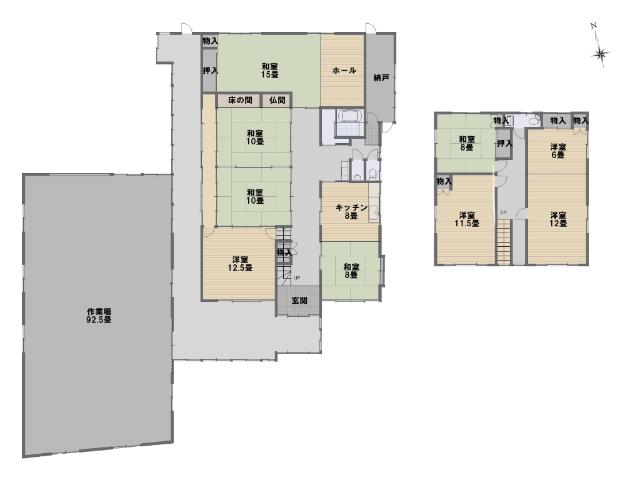 detached 大字漆川字浅井