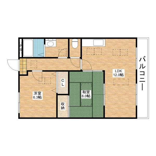 アン・クレールⅡ 間取り図画像