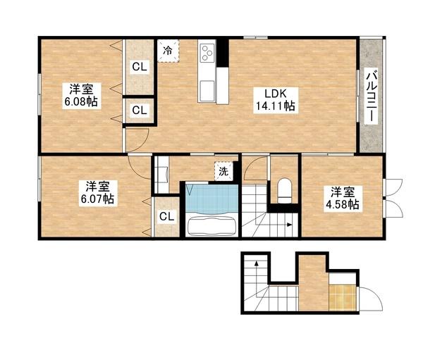 秀豊2号館 間取り図画像