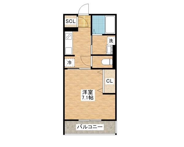 チェリーブロッサム勝部 間取り図画像