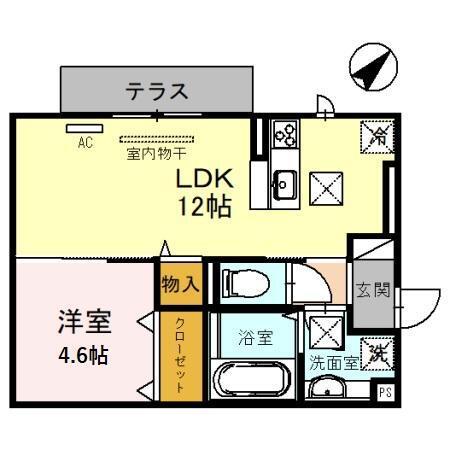 フラン苅原（106） 間取り図画像
