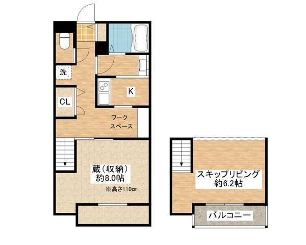 Belle　lead悠 間取り図画像