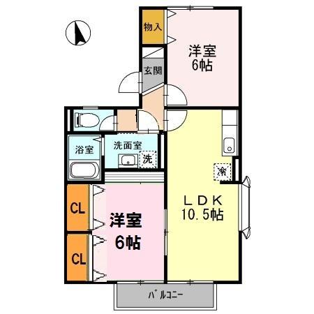 カッセルⅡ 間取り図画像