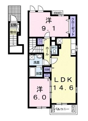 ウィステリアガーデンH 間取り図画像