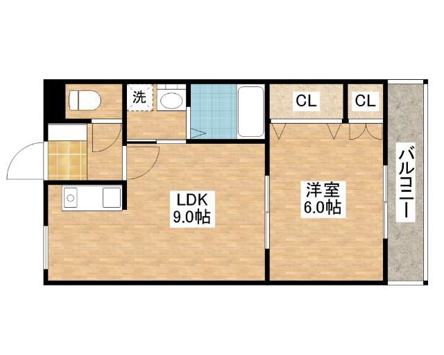 メープルタウン北野 間取り図画像