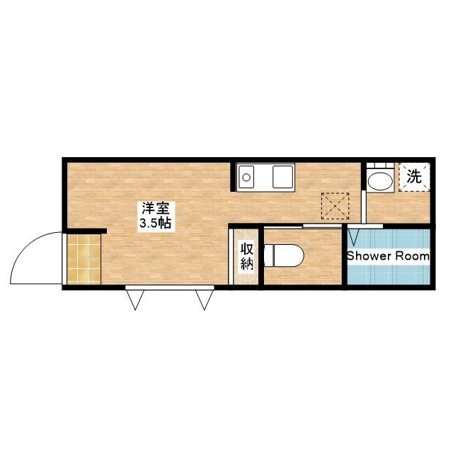 野洲市栄一戸建 間取り図画像