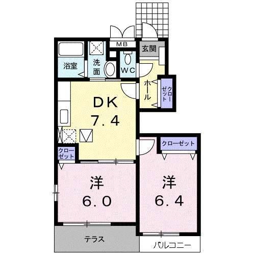 Anniversary壱番館 間取り図画像