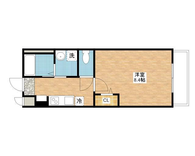 アメニティヤス 間取り図画像
