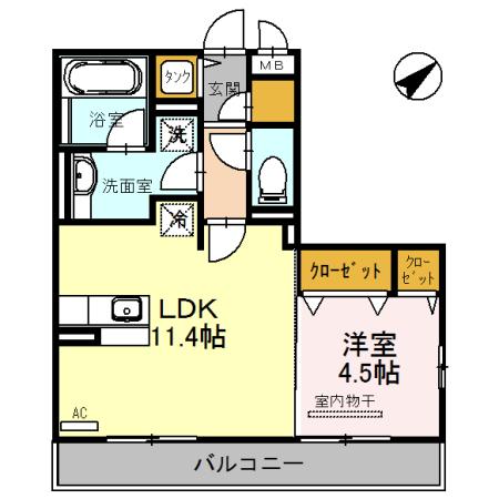 セレンディピティ堅田 間取り図画像