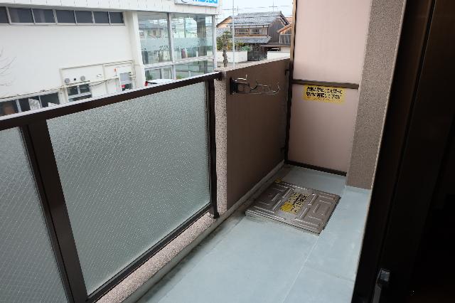 近江八幡市出町マンション バルコニー