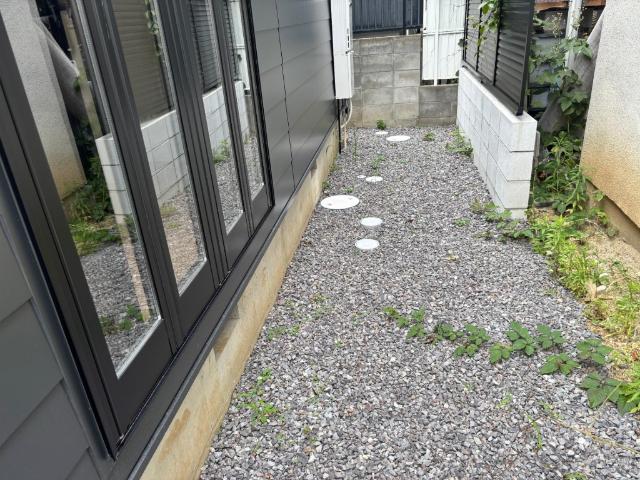 野洲市栄一戸建 庭