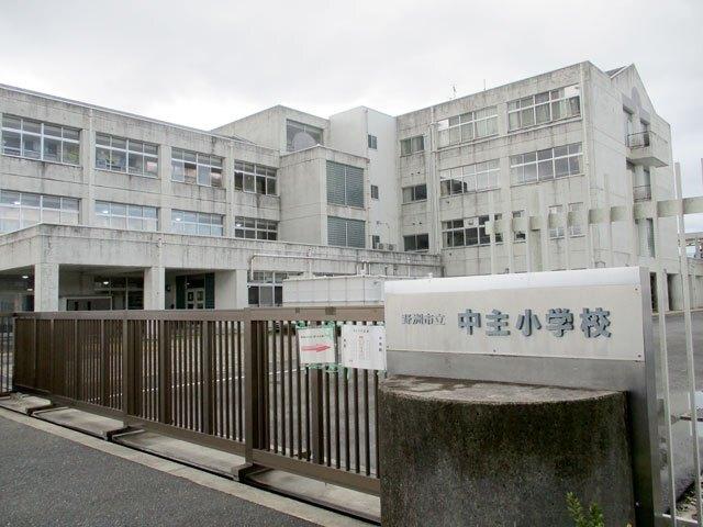 野洲市立中主小学校：613m