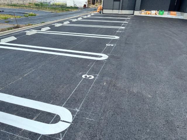 野洲市西河原アパート 駐車場