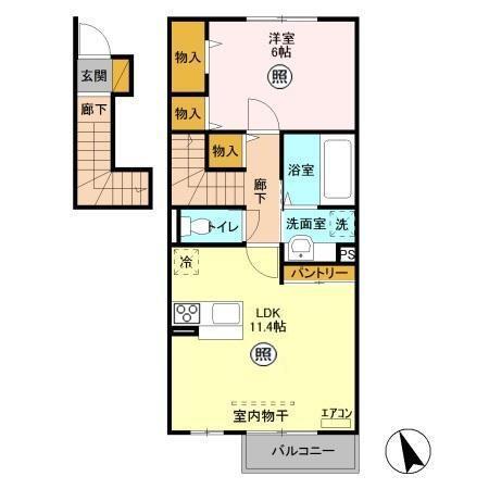 アイウィンド（205） 間取り図画像