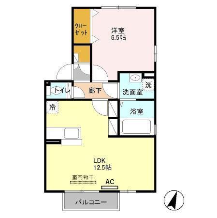 サンライズヒル　Ａ（201） 間取り図画像