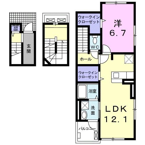 メゾン　ド　ウィズ（301） 間取り図画像