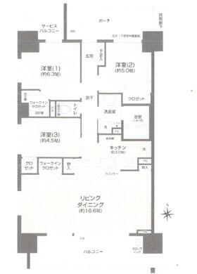  間取り図写真