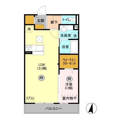 アベリア（103） 間取り図画像