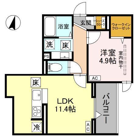 Noble villa東大成（101） 間取り図画像